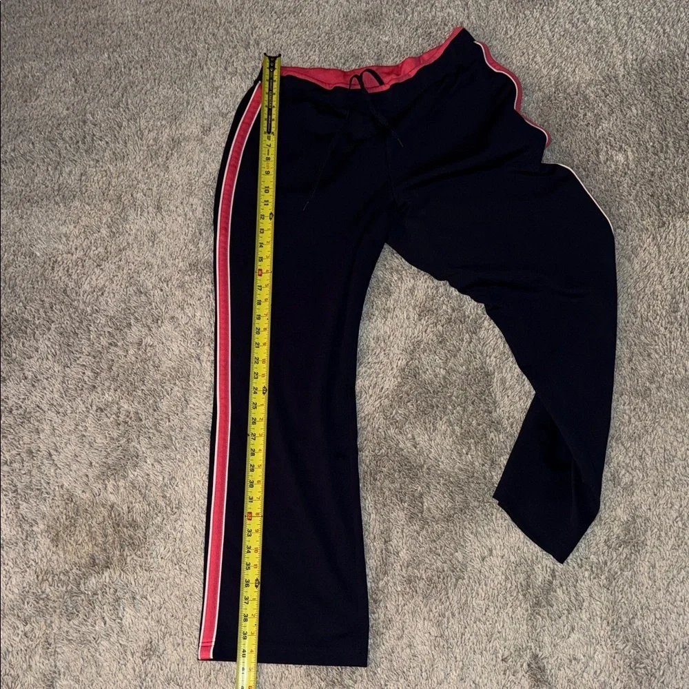Coral & navy Tracksuit Set ecclectic grandpa, athlesuire, athletic, exercise Lg